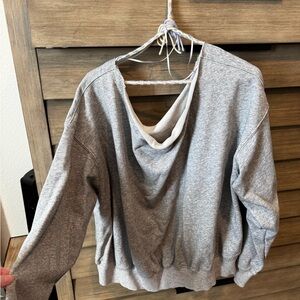 Off the shoulder long sleeve